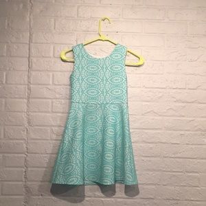 Blue/Green Dress